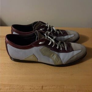 Salvatore Ferragamo Men's Casual Suede & Leather Sneakers Sz 9.5